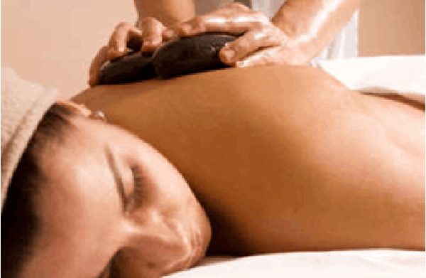 Woman getting a Holistic massage